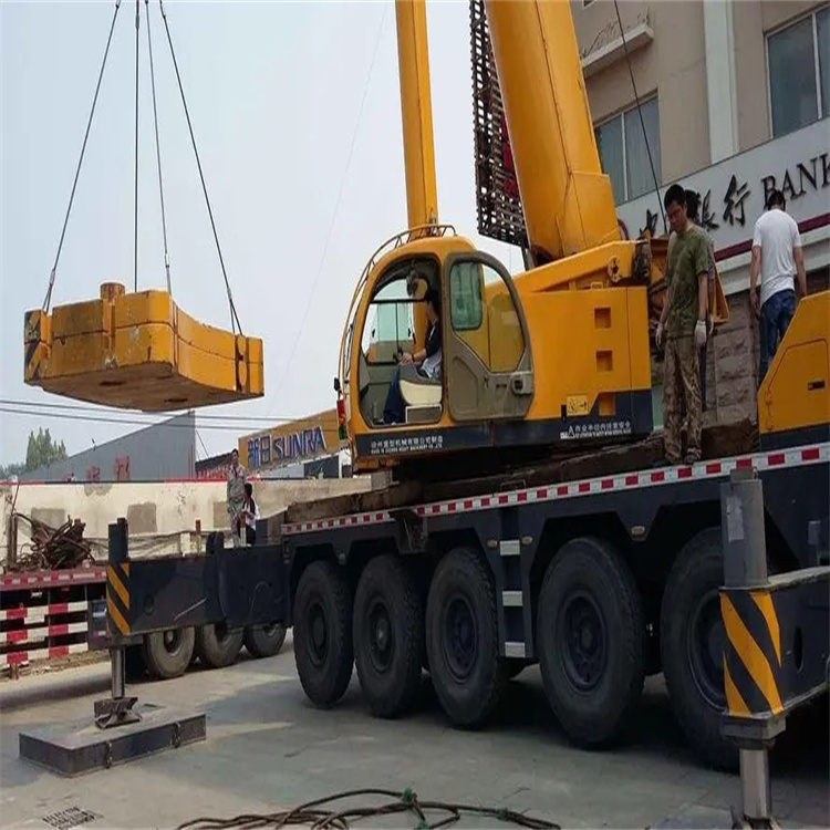 大渡口当地吊车出租|机器吊装|75吨|工厂搬迁服务